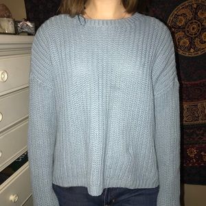 Light Blue Knit Sweater